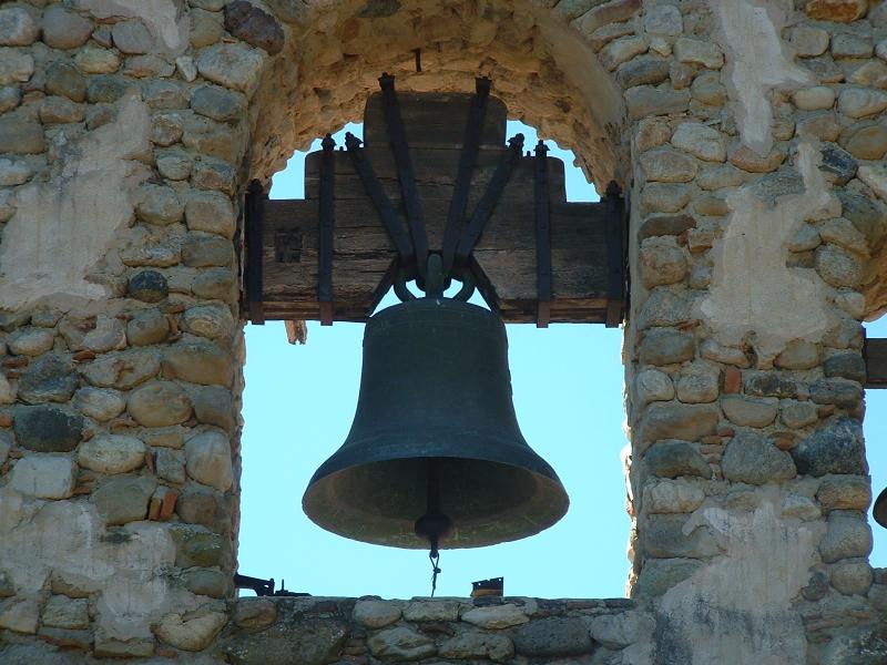 A bell at San Miguel Arcangel.