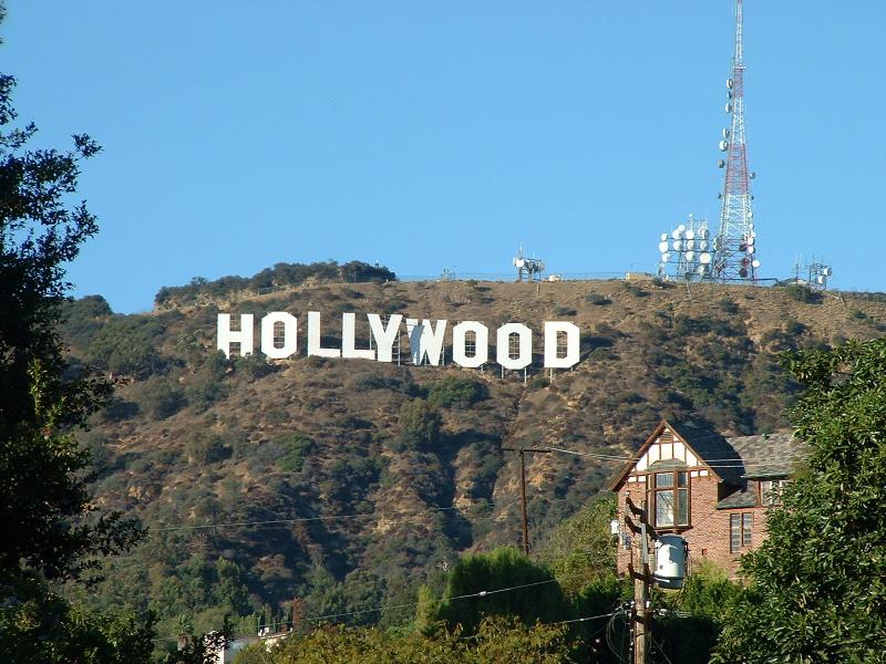The Hollywood sign, Griffith Park.