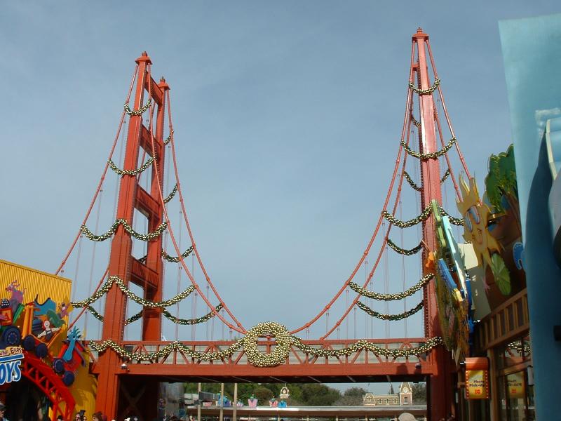 Disney's Golden Gate Bridge at Disney's California Adventure