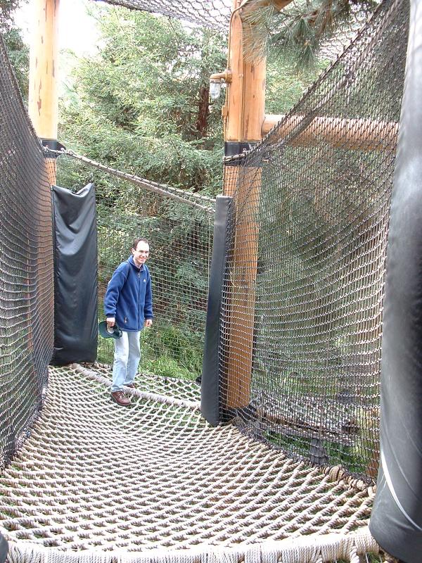 Rob on the Redwood Creek Challenge Trail at Disney's California Adventure
