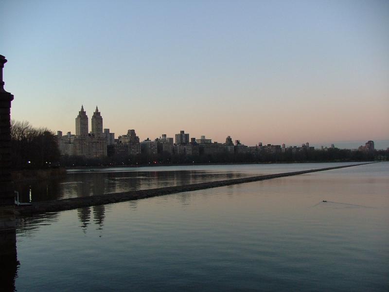 Upper Manhattan, and the Jaqueline Kennedy Onasis Reservoir, New York City