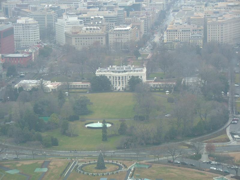 North view from Washington Monument, Washington DC