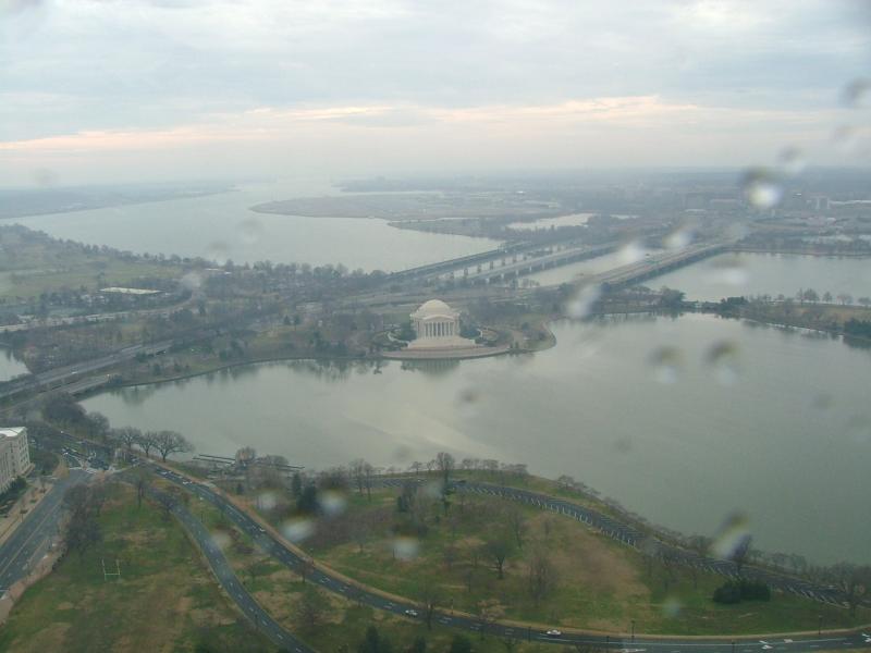 South view from Washington Monument, Washington DC