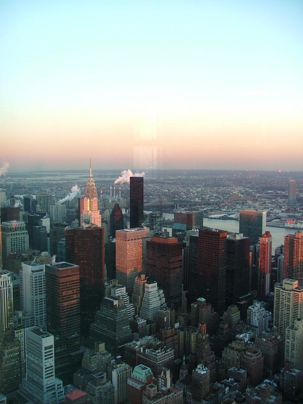 Views from The Empire State Building, New York City