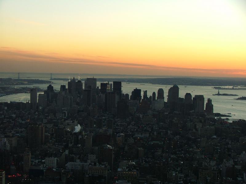Views from The Empire State Building, New York City
