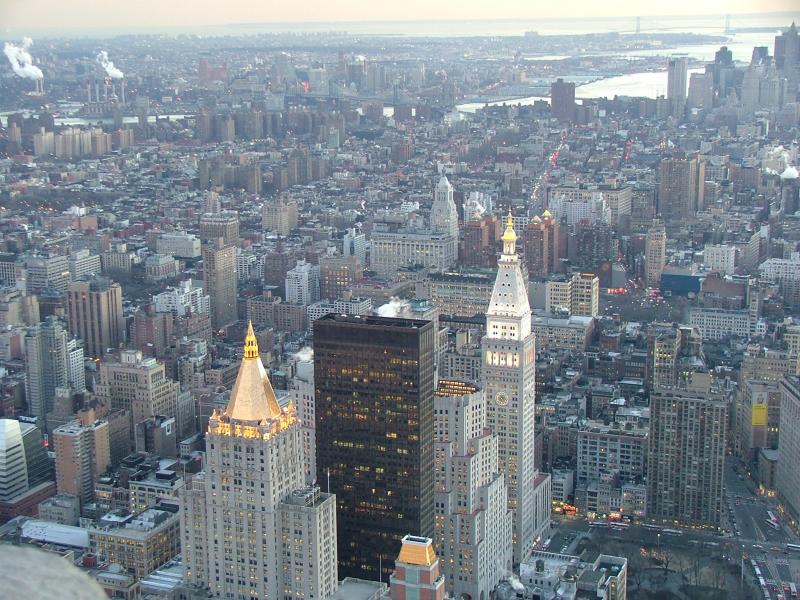 Views from The Empire State Building, New York City