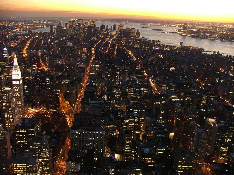 Views from The Empire State Building, New York City