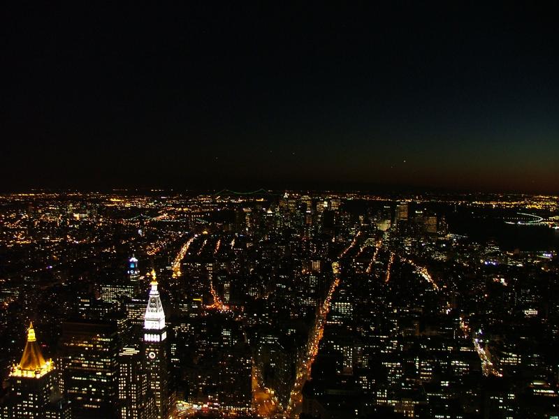 Views from The Empire State Building, New York City