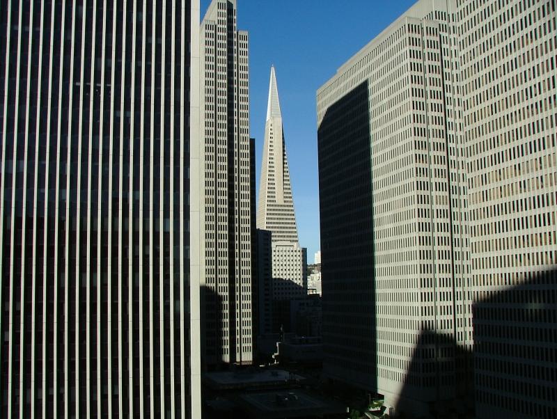 View from the hotel, Jo & Frances in San Francisco, California