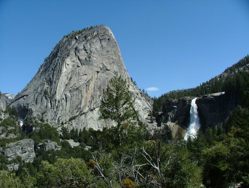 Half Dome and Nevada Falls, Yosemite National Park, California
