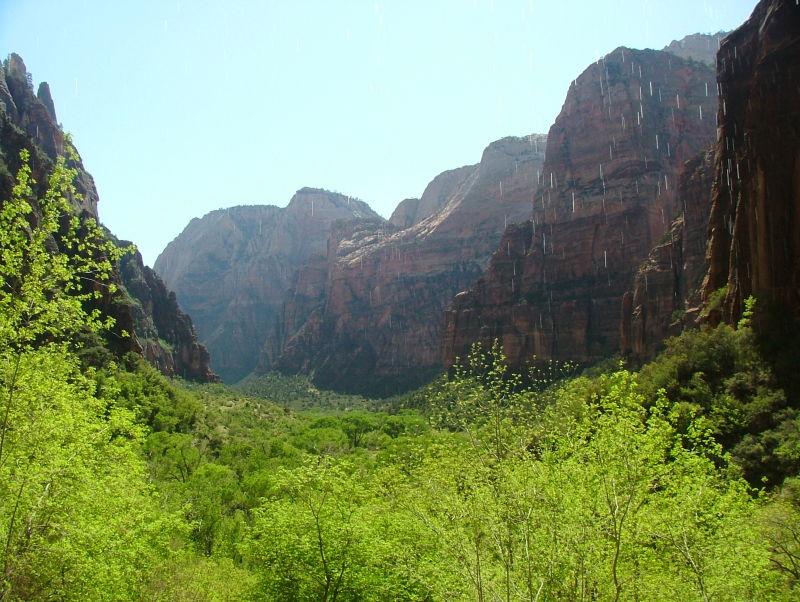 View from Weeping Rock, Zion National Park, Utah