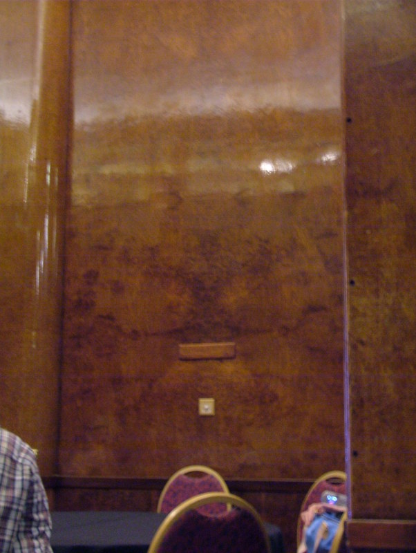 Tiger-eye wood, The Queen Mary, Long Beach, California