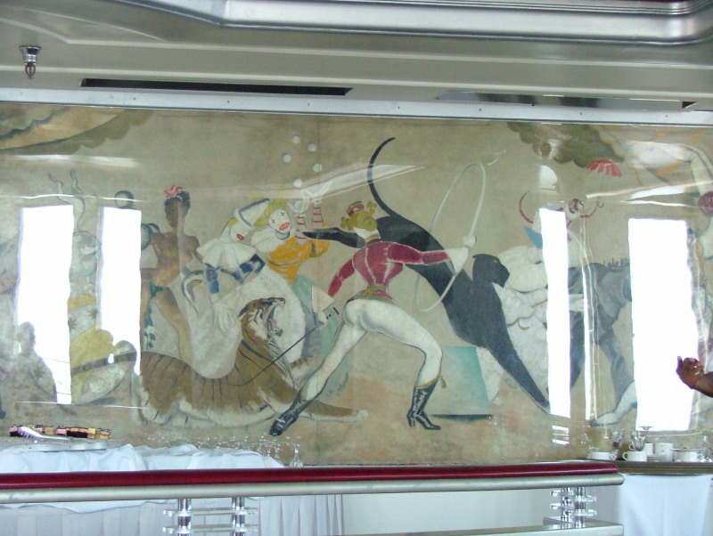 First Class Dining Room, The Queen Mary, Long Beach, California