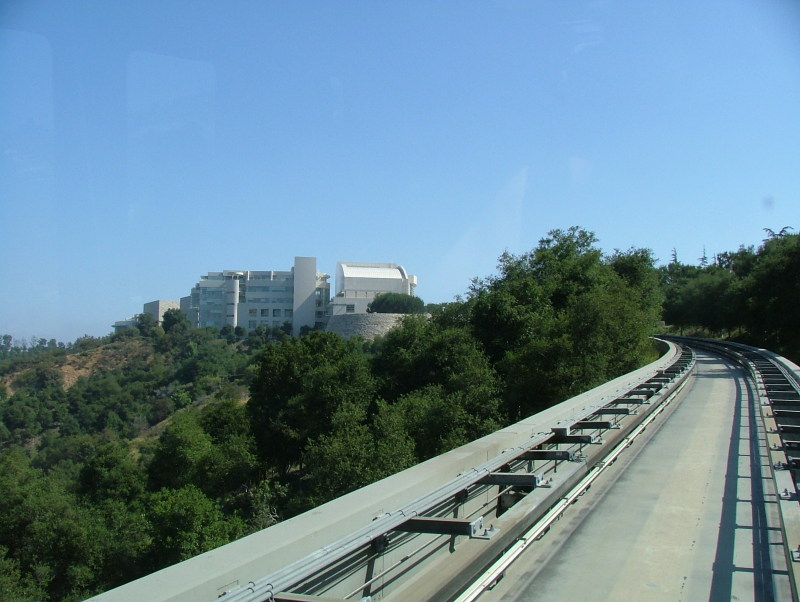 The Getty Center as seen from the tram, California