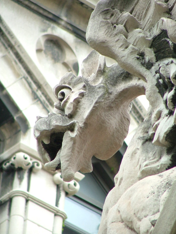 A Gargoyle at the University of Chicago, Chicago