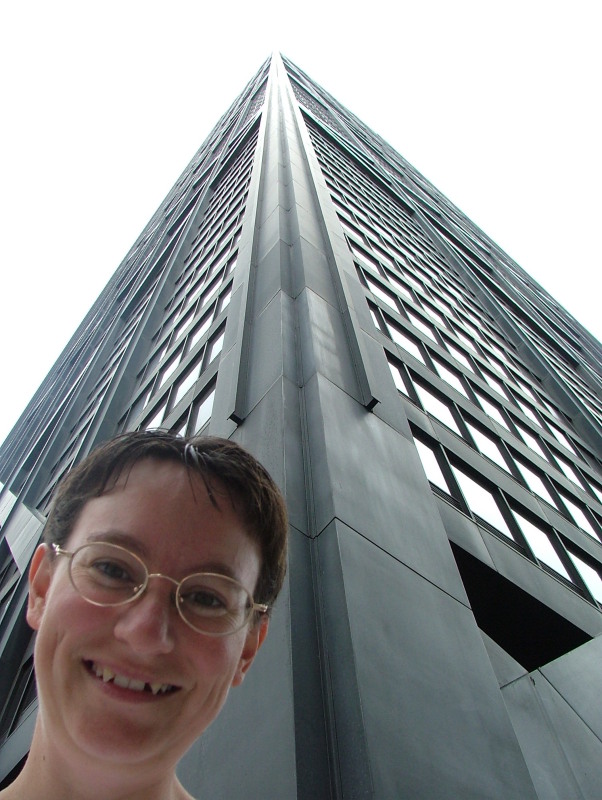 Jo and the John Hancock building, Chicago
