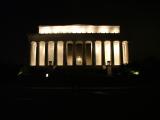 The Lincoln Memorial at night, Washington DC