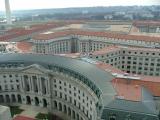The Washington Monument, and office buildings from the Old Post Office Tower, Washington DC