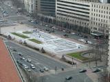 Freedom Plaza from the Old Post Office Tower, Washington DC