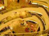 Spiral escalators in the Nordstrom building, Jo & Frances in San Francisco, California
