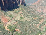 View of the valley from the Overlook Trail, Zion National Park, Utah
