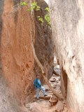 Jo on the way to the Middle Emerald Pools, Zion National Park, Utah
