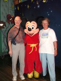 Alec, Mickey and Margaret, Disneyland, California