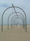 Rings at Muscle Beach, Santa Monica, California