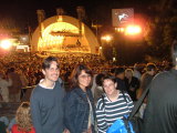 Mark, Norma and Jo at the Hollywood Bowl, Hollywood, California
